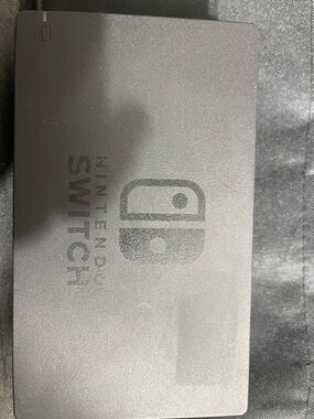 Nintendo Black Switch Dock with Subtle Logo